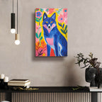 The Blue Wolf by Andreas Magnusson - 16x24 acrylic wall art in a room