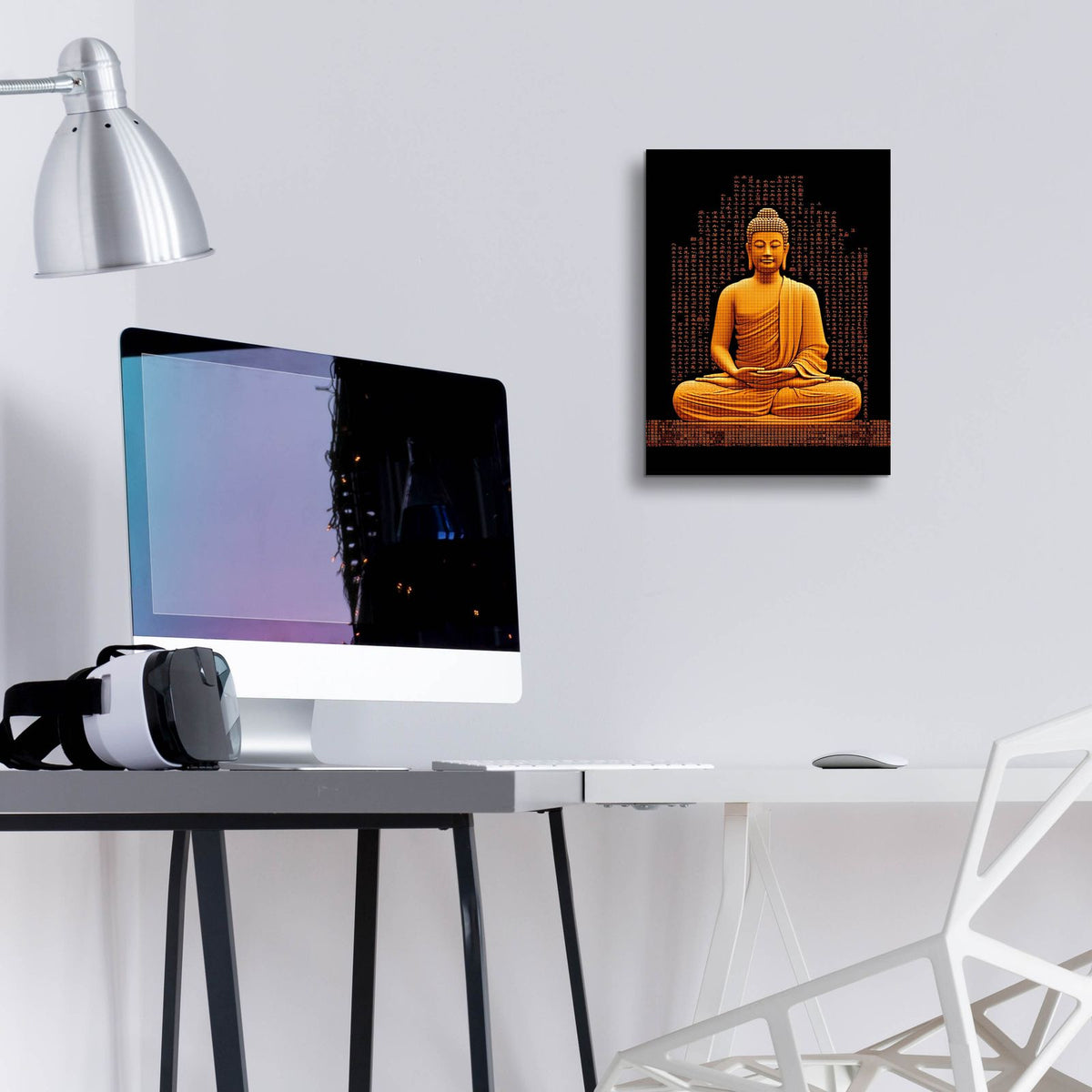 The Buddha by Andreas Magnusson - 12x16 acrylic wall art in a room