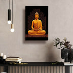 The Buddha by Andreas Magnusson - 16x24 acrylic wall art in a room