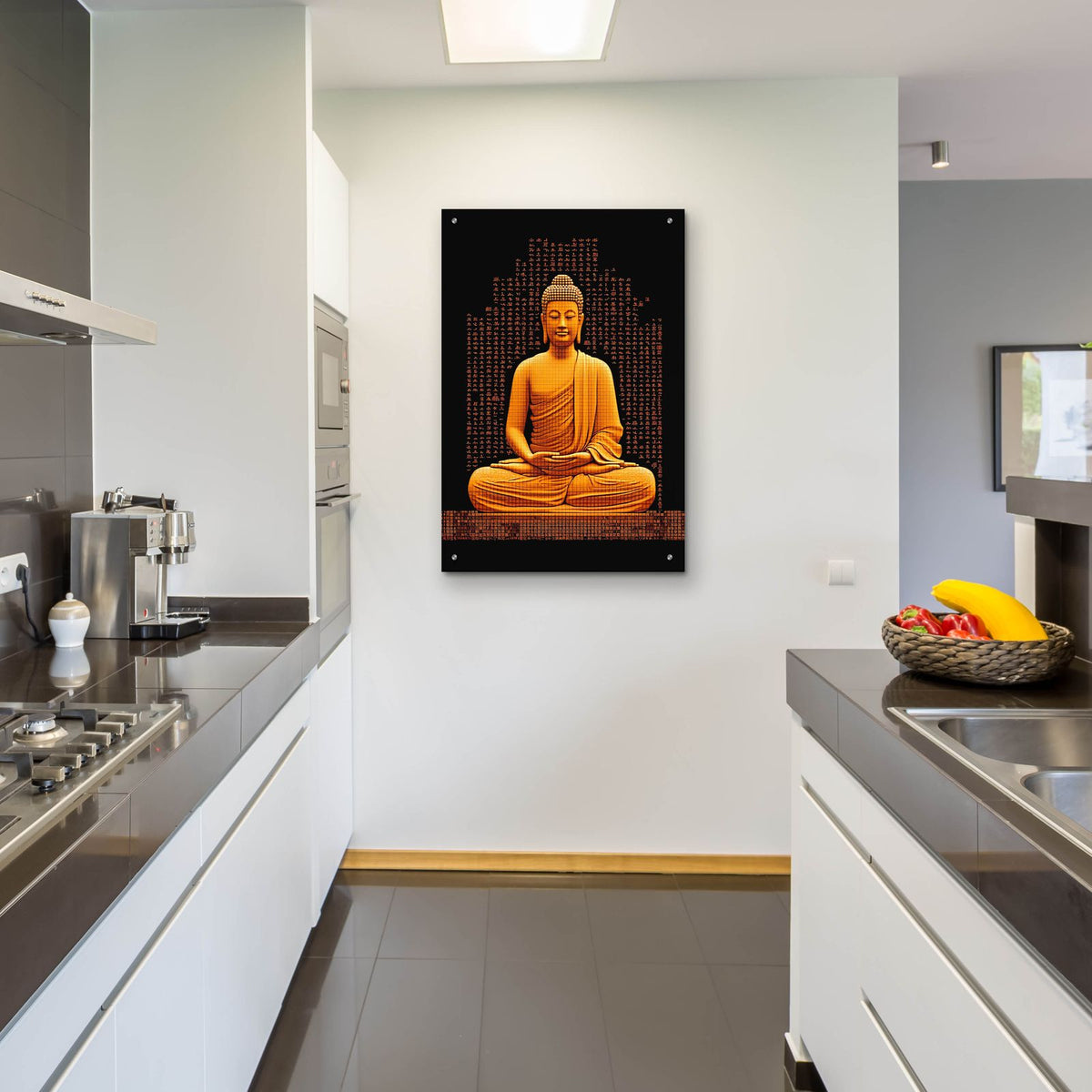 The Buddha by Andreas Magnusson - 24x36 acrylic wall art in a room