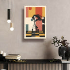 The Chess Player by Andreas Magnusson - 16x24 acrylic wall art in a room