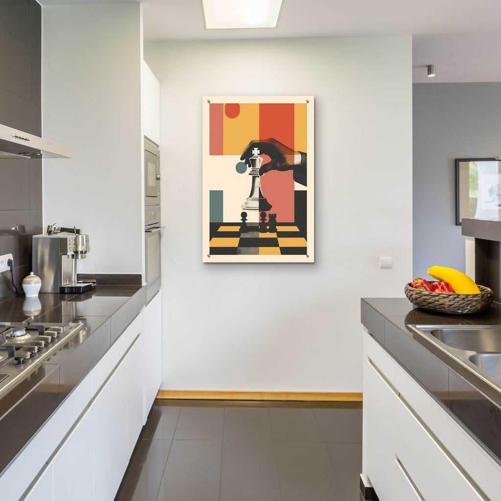 The Chess Player by Andreas Magnusson - 24x36 acrylic wall art in a room