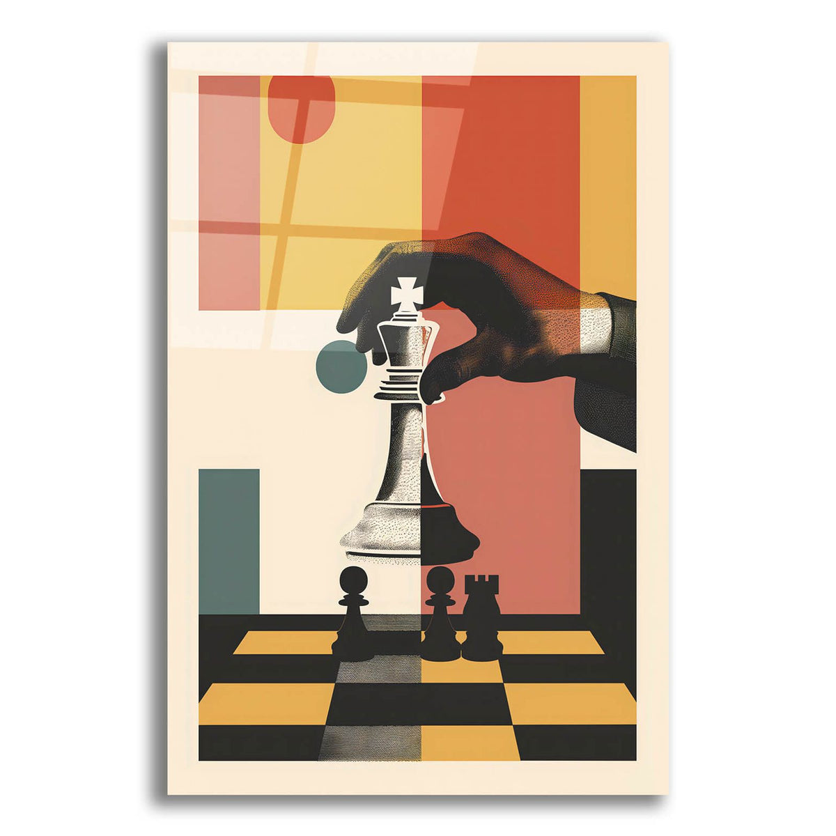 The Chess Player by Andreas Magnusson acrylic glass wall art