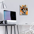 The Collage Girl No 1 by Andreas Magnusson - 12x16 acrylic wall art in a room