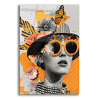 The Collage Girl No 1 by Andreas Magnusson acrylic glass wall art