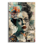 The Collage Girl No 3 by Andreas Magnusson acrylic glass wall art