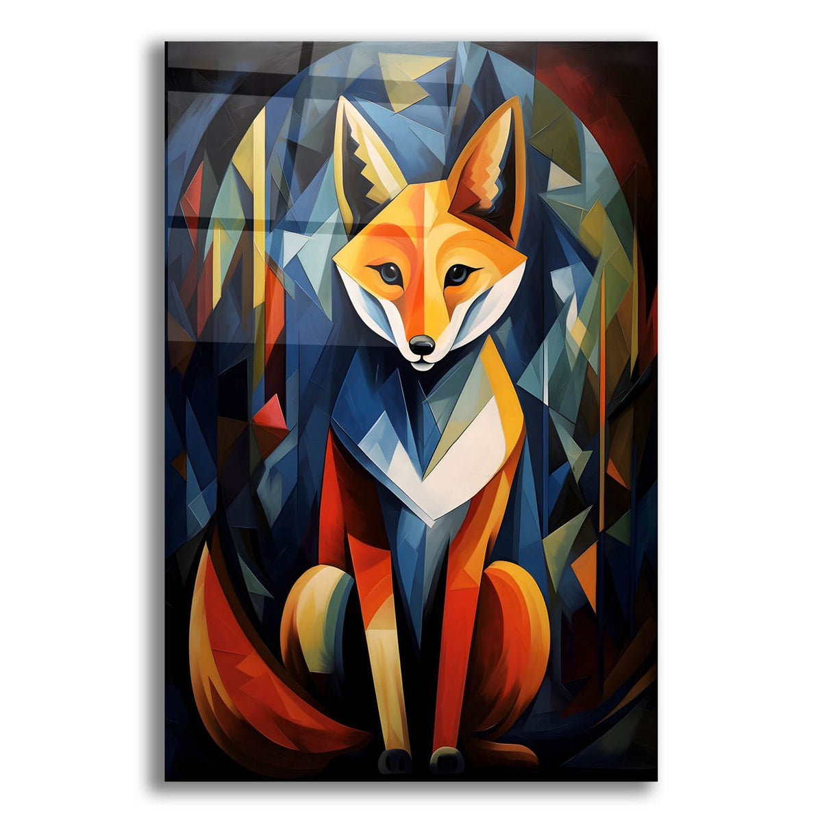 The Cubistic Fox by Andreas Magnusson acrylic glass wall art