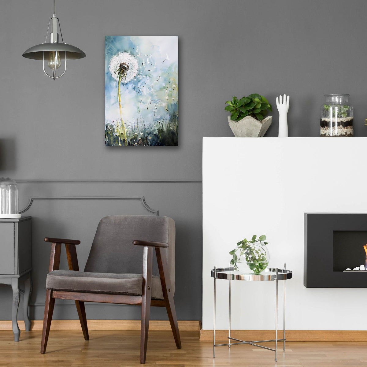 Epic Art 'The Dandelion'  by Andreas Magnusson Acrylic Glass Wall Art,16x24