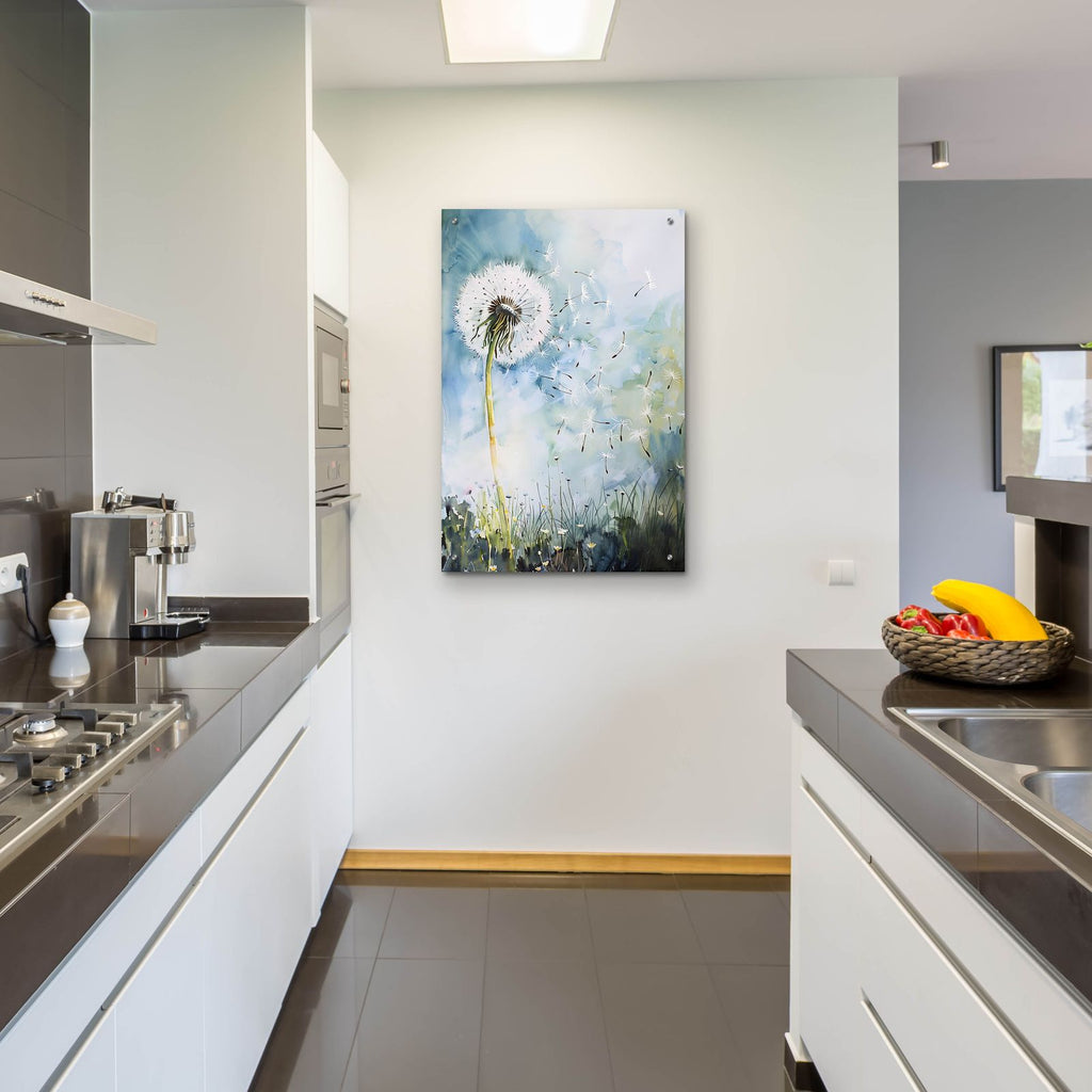 The Dandelion by Andreas Magnusson - 24x36 acrylic wall art in a room