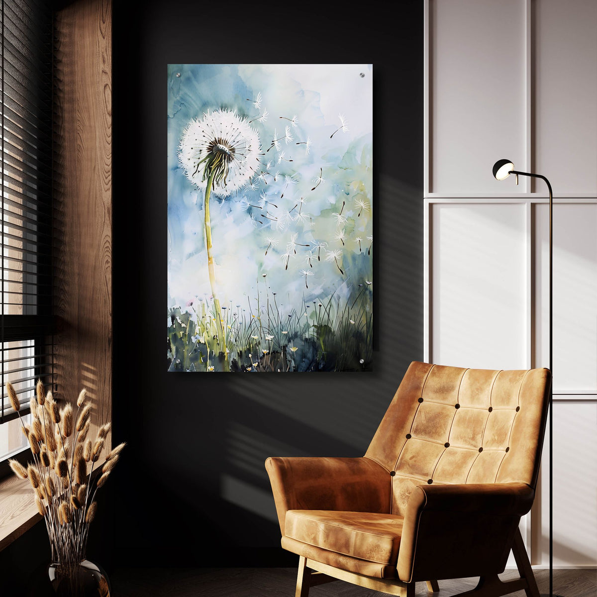 Epic Art 'The Dandelion'  by Andreas Magnusson Acrylic Glass Wall Art,24x36