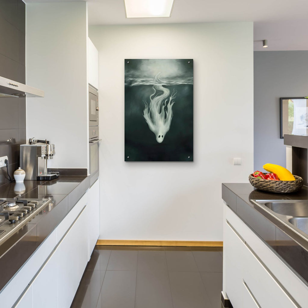 The Diving Ghost by Andreas Magnusson - 24x36 acrylic wall art in a room