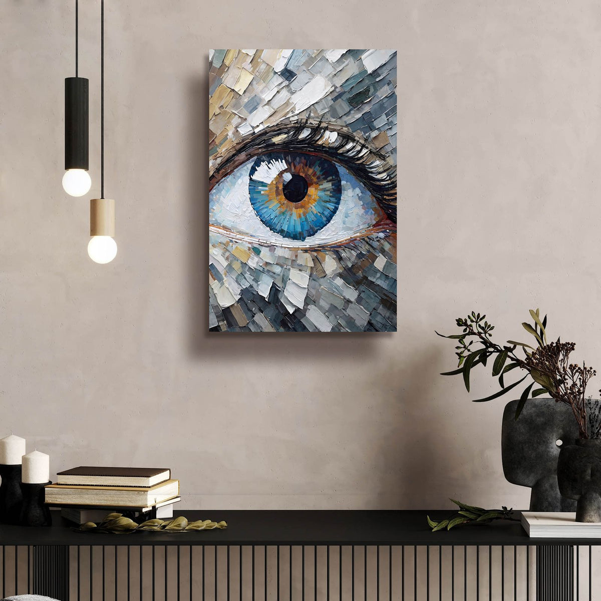 The Eye by Andreas Magnusson - 16x24 acrylic wall art in a room