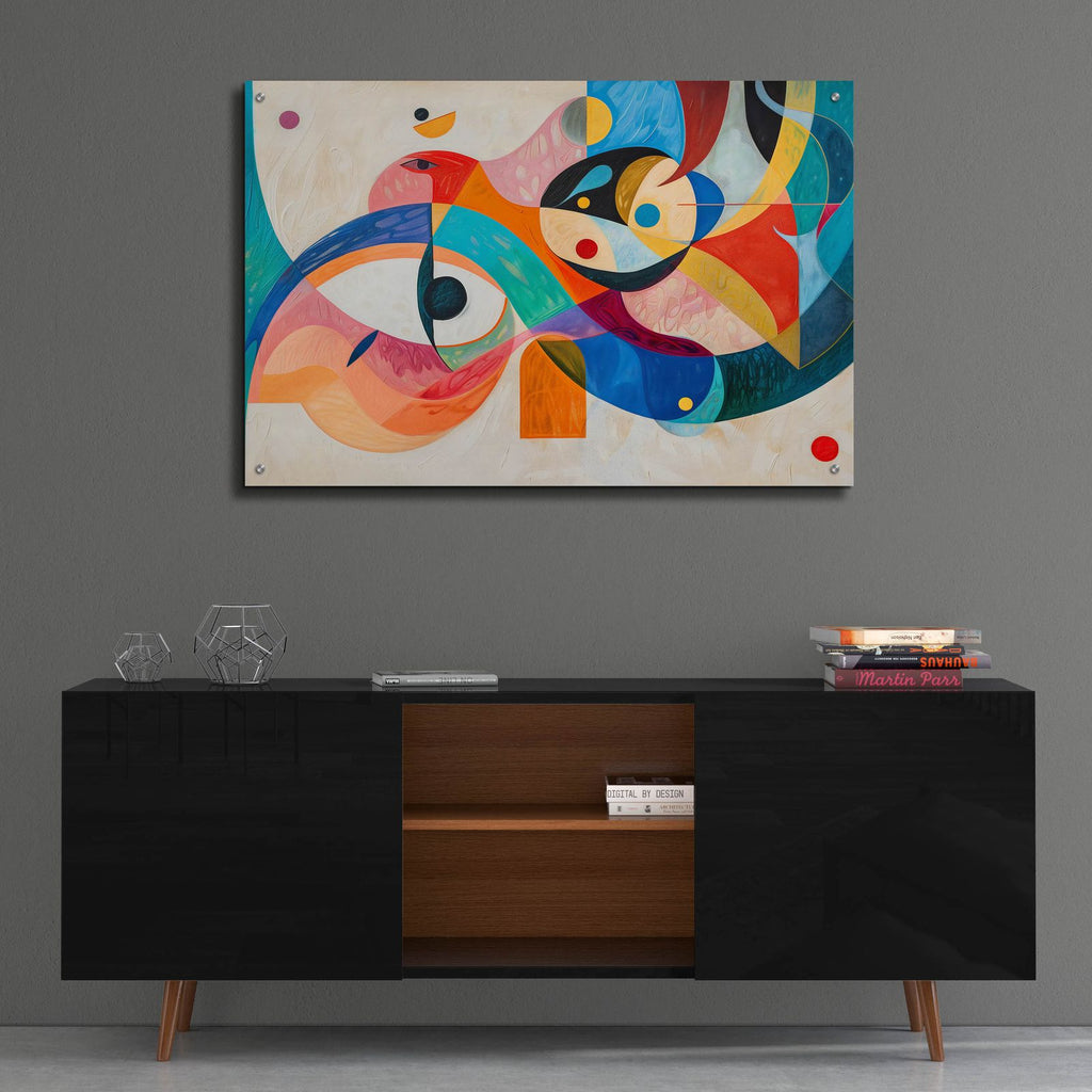 The Eyes No 1 by Andreas Magnusson - 36x24 acrylic wall art in a room
