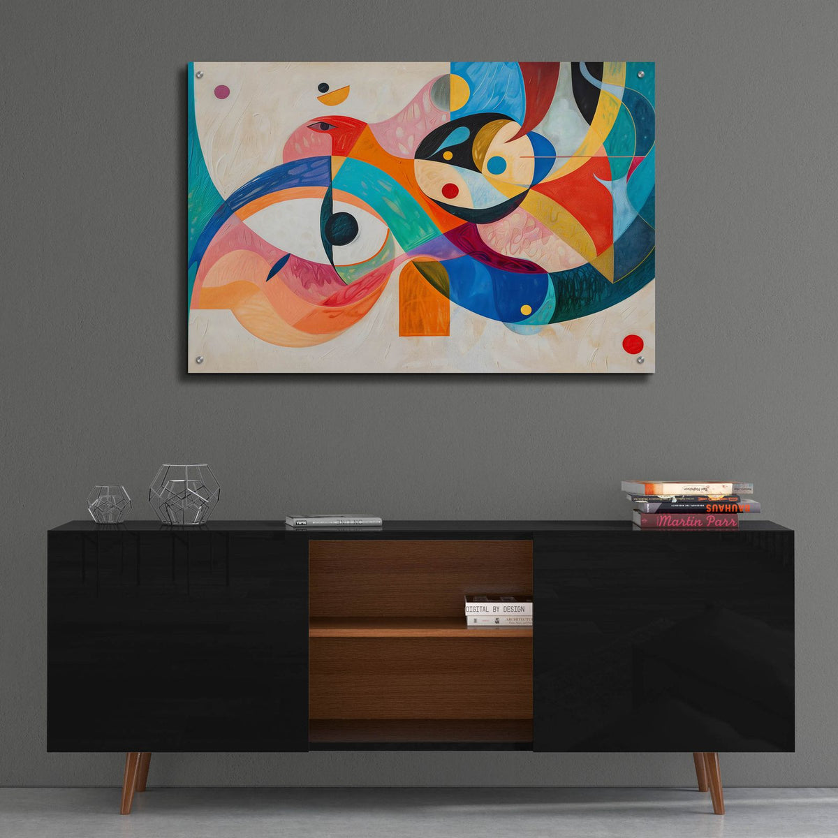 The Eyes No 1 by Andreas Magnusson - 36x24 acrylic wall art in a room