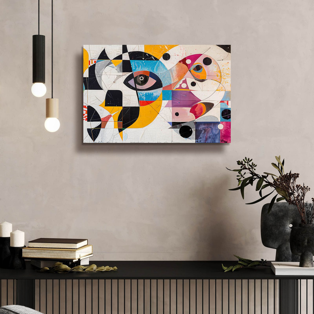 The Eyes No 2 by Andreas Magnusson - 24x16 acrylic wall art in a room