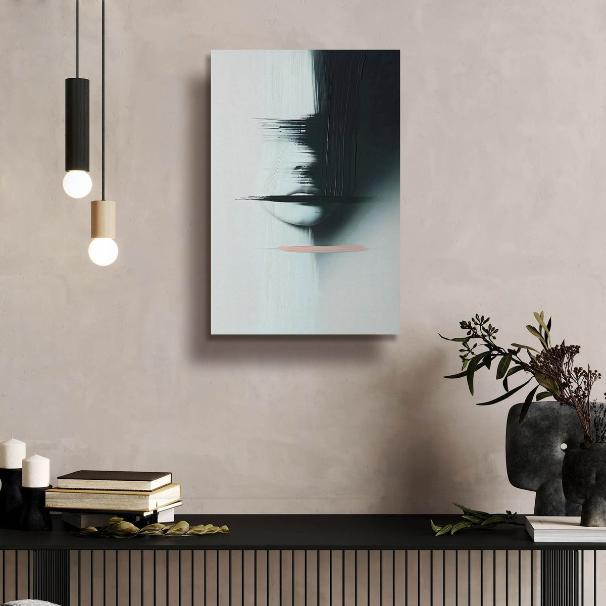 The Face No 2 by Andreas Magnusson - 16x24 acrylic wall art in a room