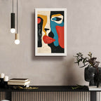 The Face by Andreas Magnusson - 16x24 acrylic wall art in a room