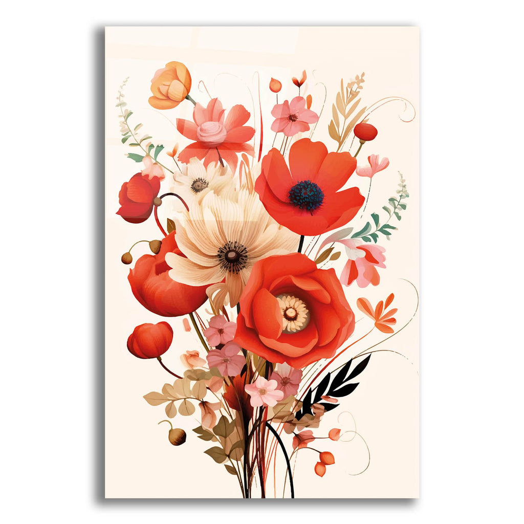 The Flowers No 1 by Andreas Magnusson acrylic glass wall art