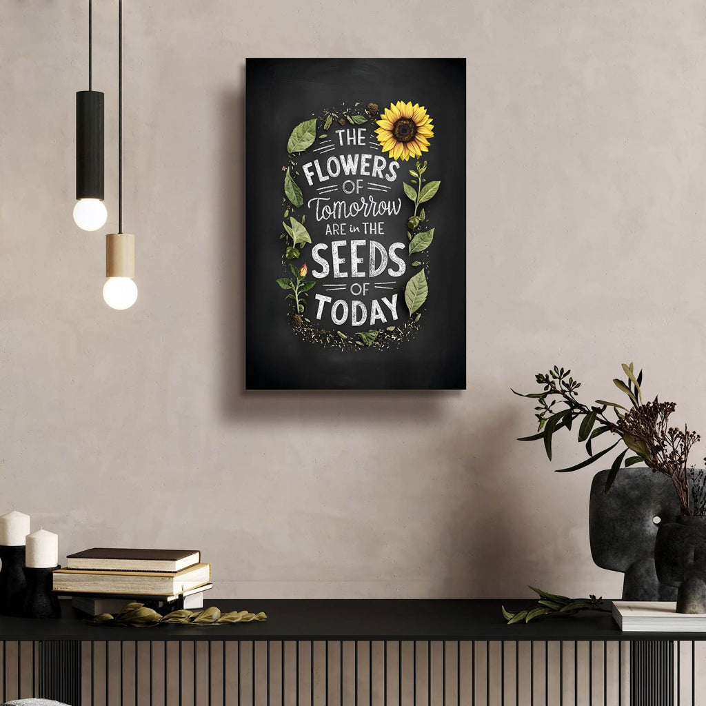 The Flowers Of Tomorrow by Andreas Magnusson - 16x24 acrylic wall art in a room