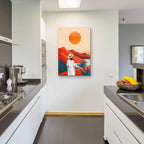 The Girl In The White Dress by Andreas Magnusson - 24x36 acrylic wall art in a room