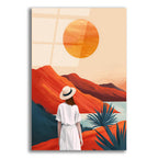 The Girl In The White Dress by Andreas Magnusson acrylic glass wall art