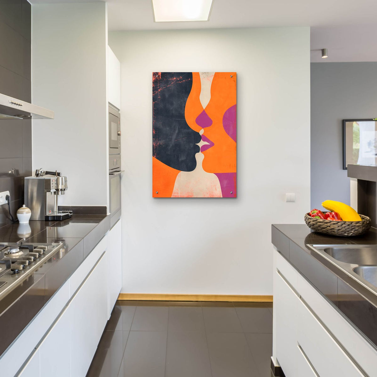 The Kiss by Andreas Magnusson - 24x36 acrylic wall art in a room