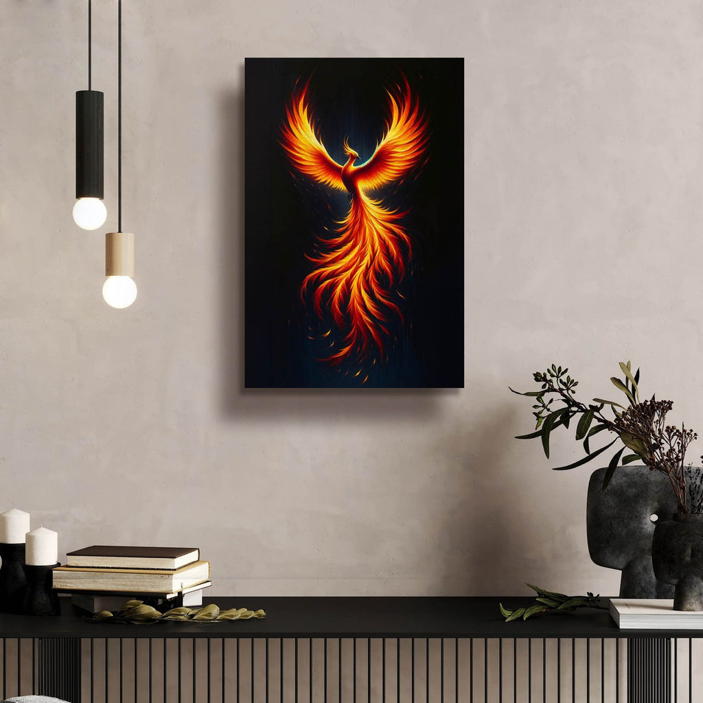 The Phoenix by Andreas Magnusson - 16x24 acrylic wall art in a room