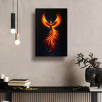 The Phoenix by Andreas Magnusson - 16x24 acrylic wall art in a room
