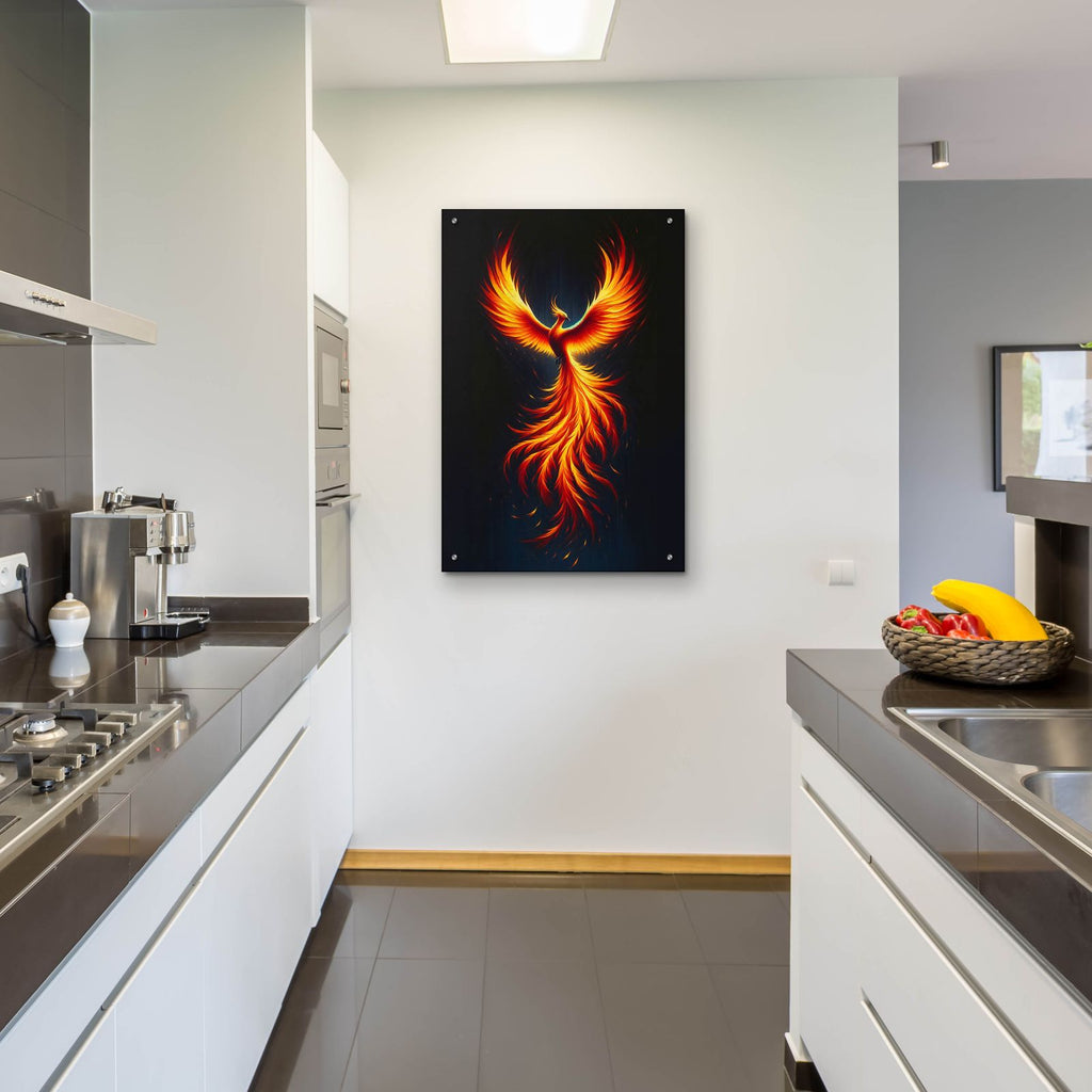 The Phoenix by Andreas Magnusson - 24x36 acrylic wall art in a room