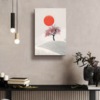 The Sakura Tree by Andreas Magnusson - 16x24 acrylic wall art in a room