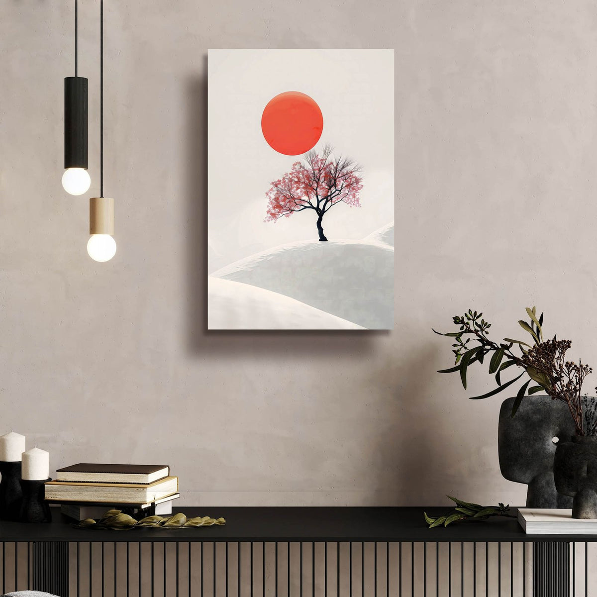 The Sakura Tree by Andreas Magnusson - 16x24 acrylic wall art in a room