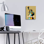 The Statue Of Liberty by Andreas Magnusson - 12x16 acrylic wall art in a room