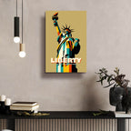 The Statue Of Liberty by Andreas Magnusson - 16x24 acrylic wall art in a room