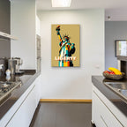 The Statue Of Liberty by Andreas Magnusson - 24x36 acrylic wall art in a room