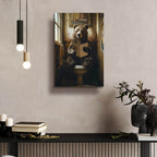 The Toilet Bear by Andreas Magnusson - 16x24 acrylic wall art in a room