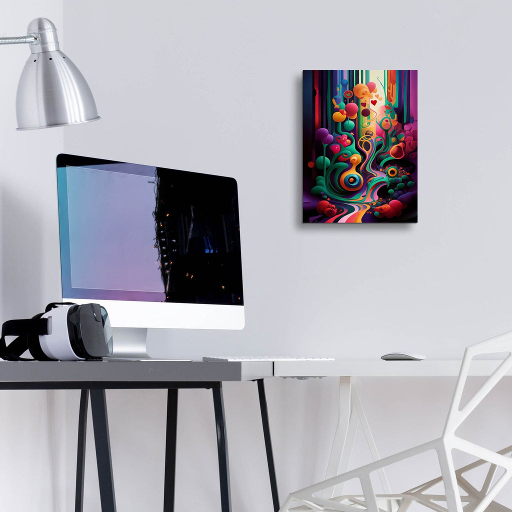 The Vividly Surreal Forest by Andreas Magnusson - 12x16 acrylic wall art in a room