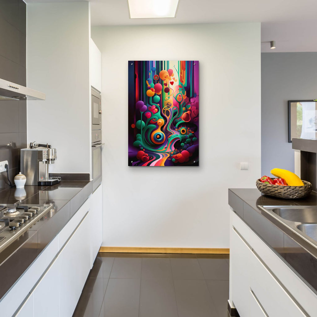 The Vividly Surreal Forest by Andreas Magnusson - 24x36 acrylic wall art in a room