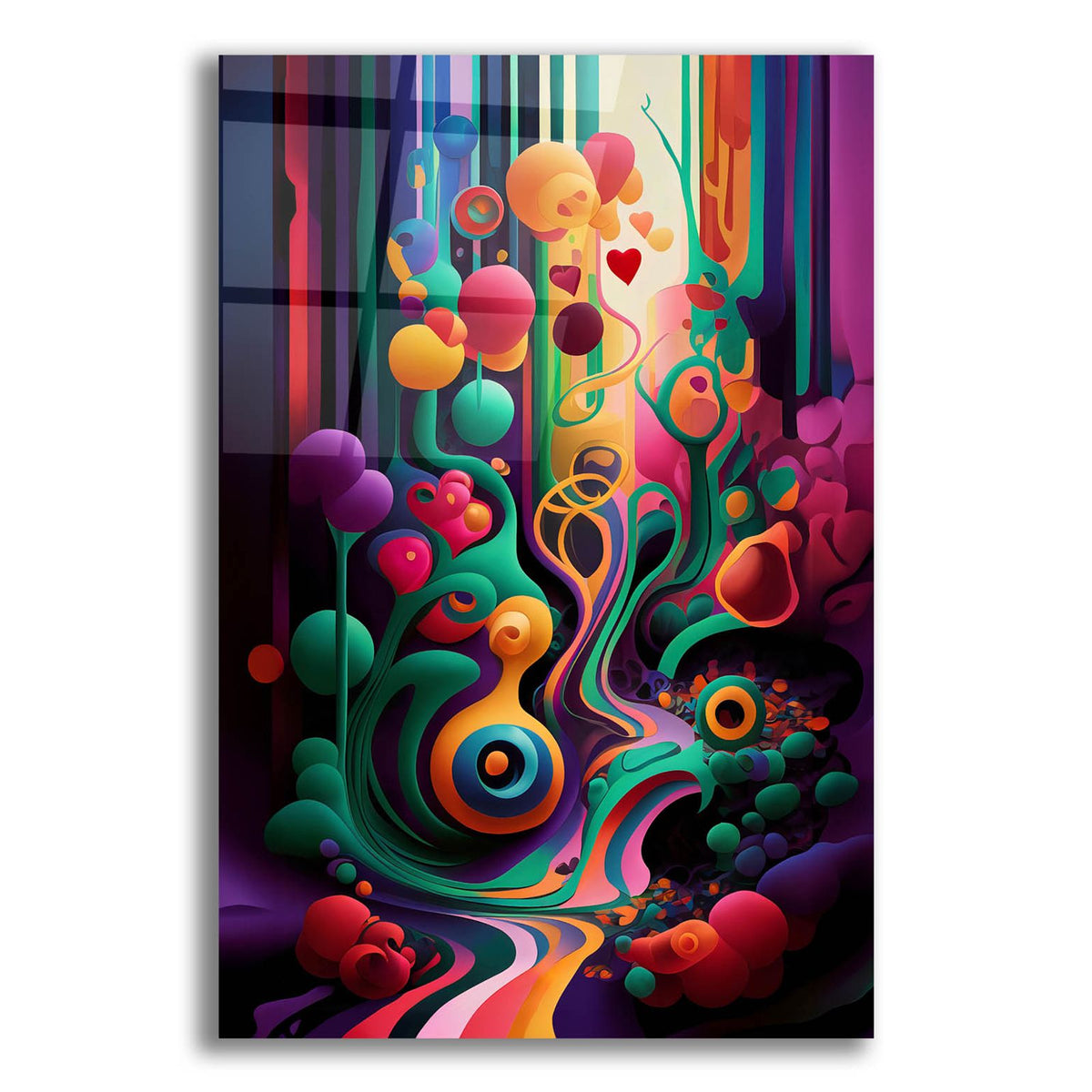 The Vividly Surreal Forest by Andreas Magnusson acrylic glass wall art