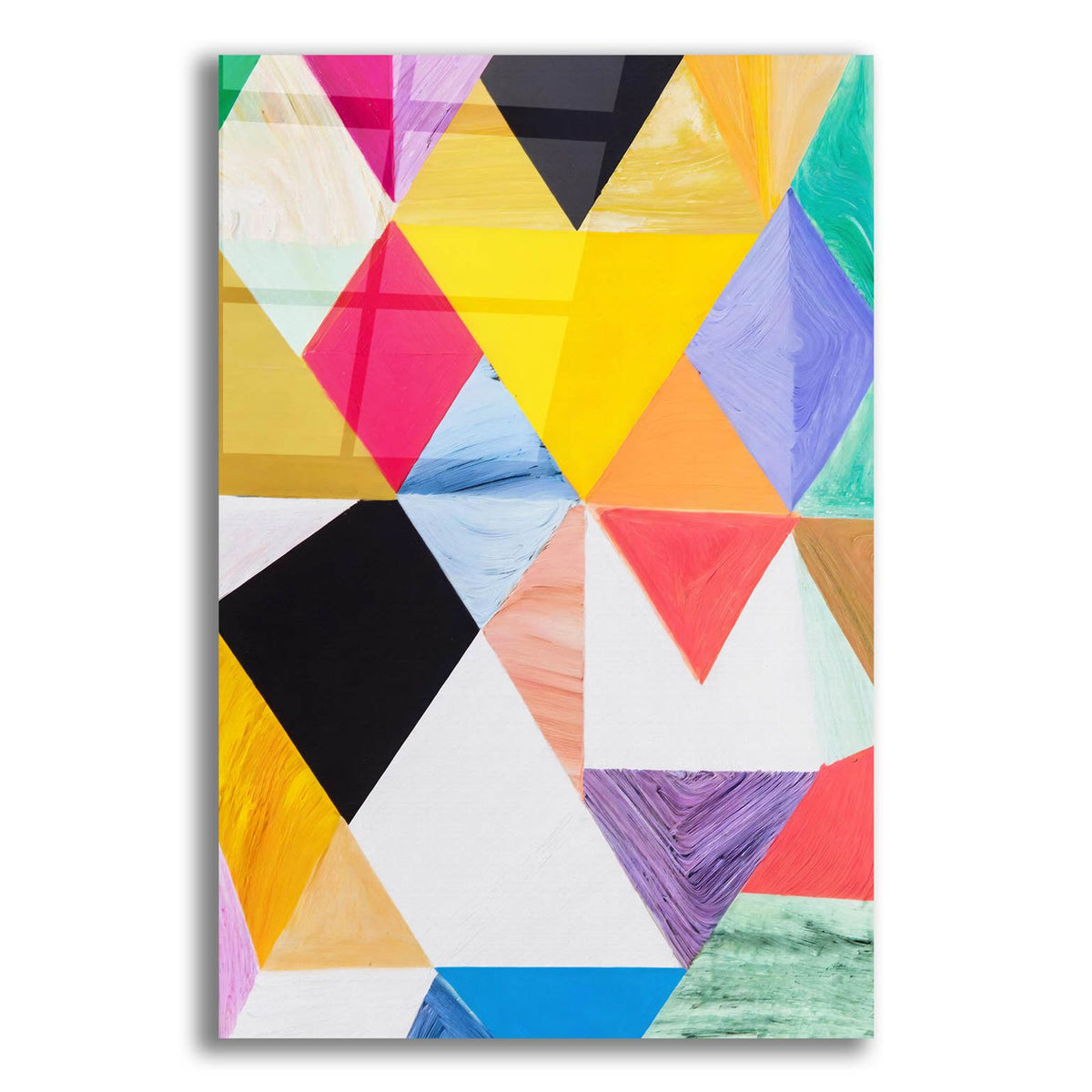 Triangle Drama by Andreas Magnusson acrylic glass wall art