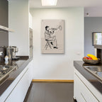 Trumpet Man by Andreas Magnusson - 24x36 acrylic wall art in a room