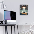 Ufo Cow by Andreas Magnusson - 12x16 acrylic wall art in a room