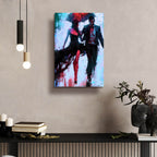 Walking In The Rain by Andreas Magnusson - 16x24 acrylic wall art in a room