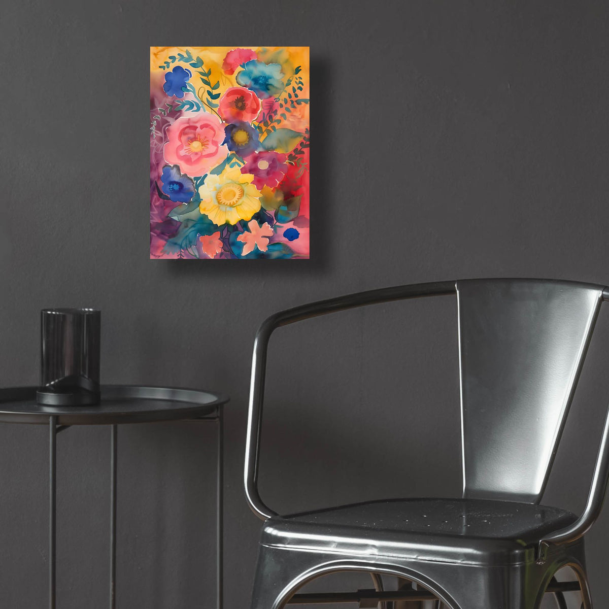 Epic Art 'Watercolor Floral 6'  by Andreas Magnusson Acrylic Glass Wall Art,12x16