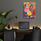 Epic Art 'Watercolor Floral 6'  by Andreas Magnusson Acrylic Glass Wall Art,12x16