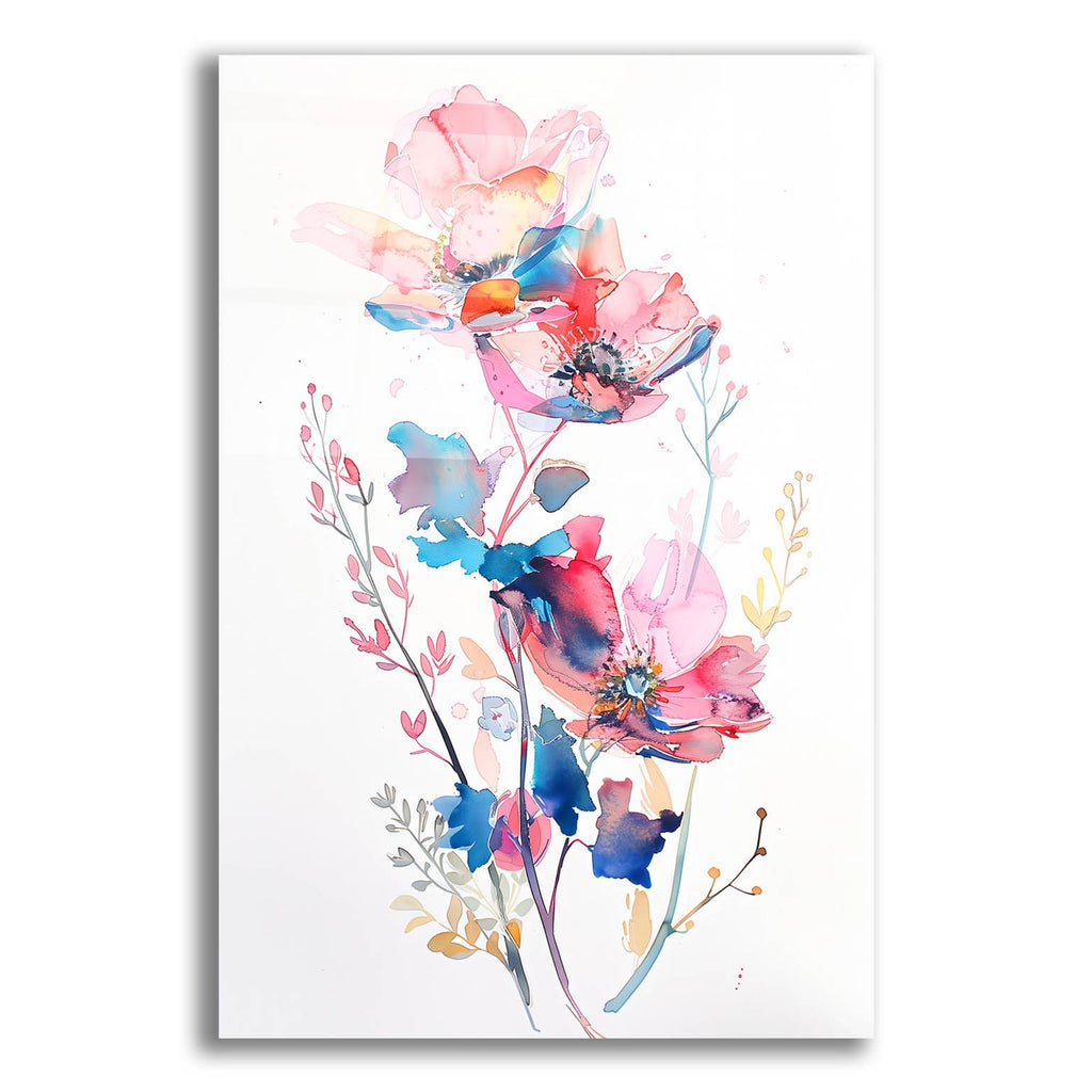 Watercolor Floral 8 by Andreas Magnusson acrylic glass wall art