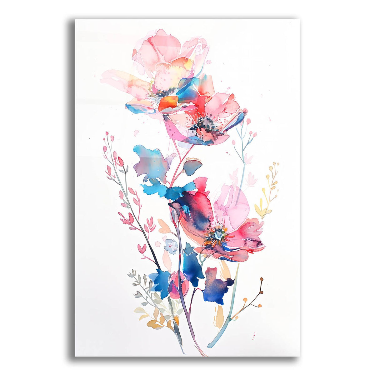 Watercolor Floral 8 by Andreas Magnusson acrylic glass wall art