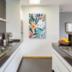 Watercolor Floral 9 by Andreas Magnusson - 24x36 acrylic wall art in a room