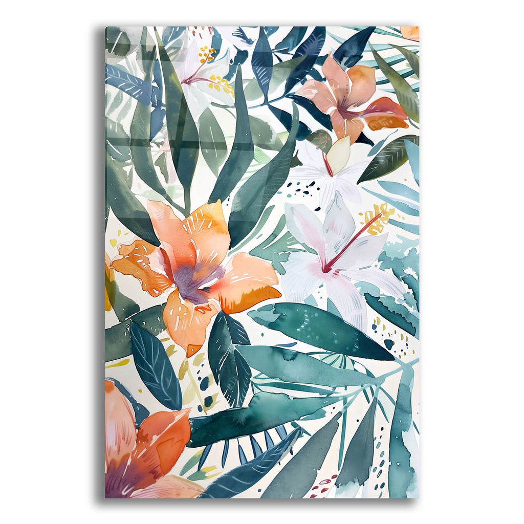 Watercolor Floral 9 by Andreas Magnusson acrylic glass wall art