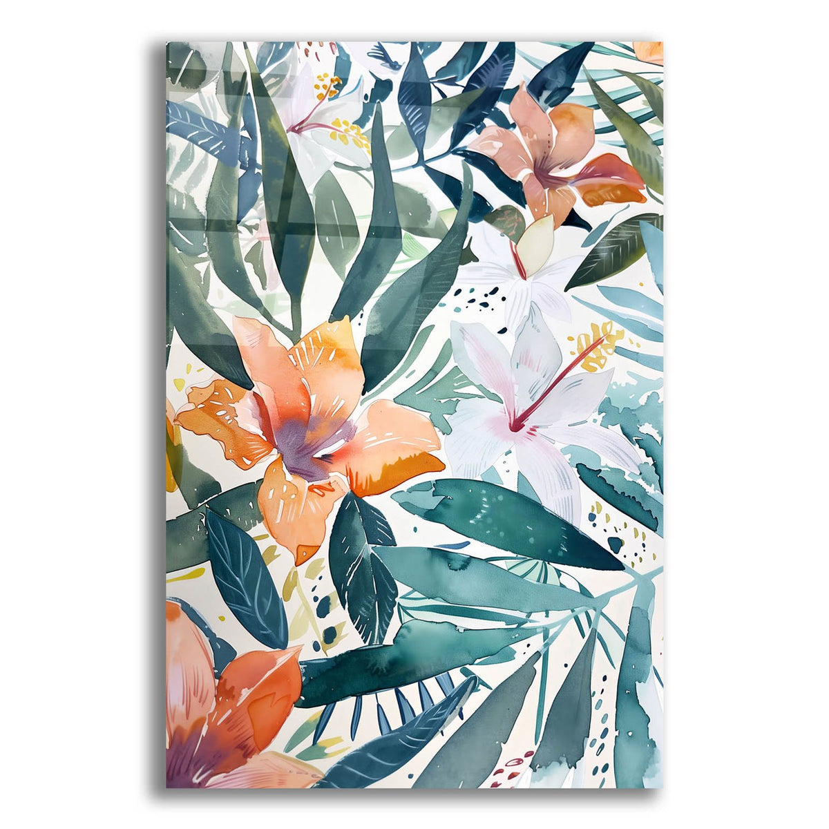 Watercolor Floral 9 by Andreas Magnusson acrylic glass wall art