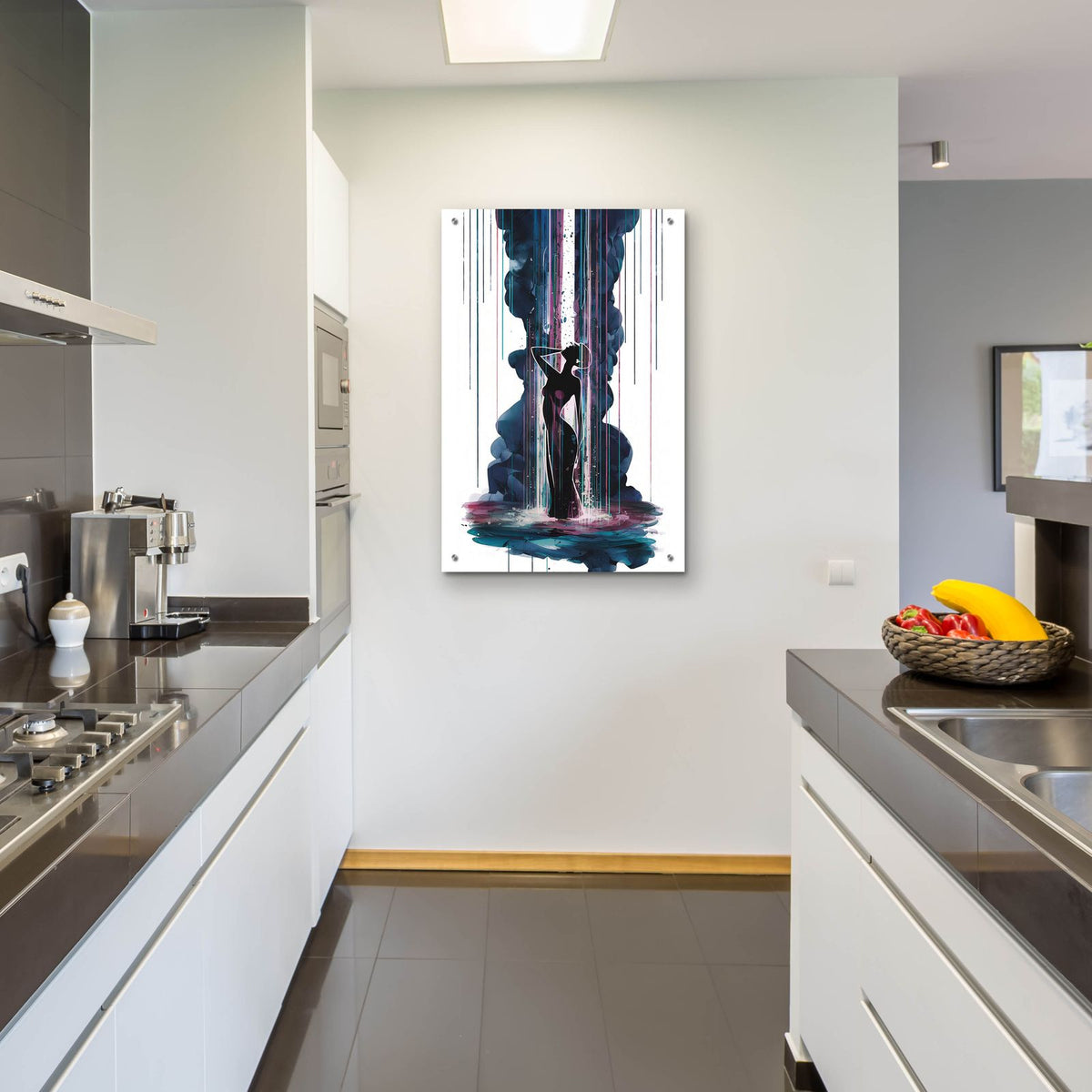 Waterfall by Andreas Magnusson - 24x36 acrylic wall art in a room